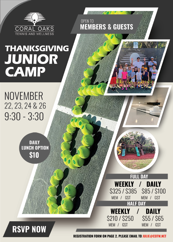 Thanksgiving Junior Camp